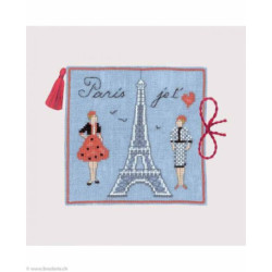 Bonheur des Dames, kit étui à aiguilles Paris je t'aime (BD3465)