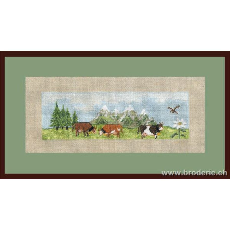 Bonheur des Dames, kit miniature vaches montagne (BD2485)