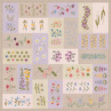 Bonheur des Dames, kit nappe fleurs patchwork (BD6031)