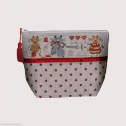 Bonheur des Dames, kit trousse couture chats (BD9046)