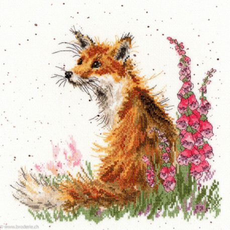 Bothy Threads, kit Among the Foxgloves (BOXHD8)