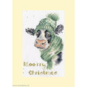 Bothy Threads, kit carte de voeux - Moo-rry Christmas (BOXMAS67)