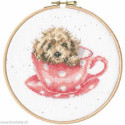 Bothy Threads, kit Teacup Pup (SKUXHD119)