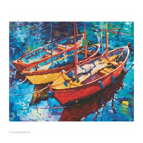 Diamond Dotz, kit diamant niveau 2- LES BATEAUX (DD9013)