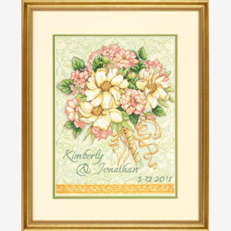 Dimensions Gold, kit Wedding Record Bouquet (DIM35275)