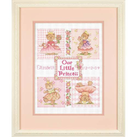 Dimensions, kit Princess Birth Record (DIM73425)