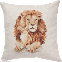 Luca-S, kit coussin lion et lionceau (LUCAPB132)