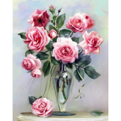 Wizardi, kit diamant Roses on the Marble Table (WIWD2454)