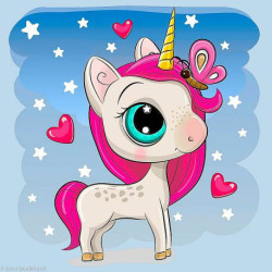 Wizardi, kit diamant Unicorn in love (WIWD2530)