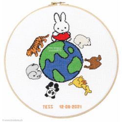 Pako, kit Dick Bruna Miffy autour du monde (PA276.054)