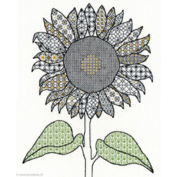 Bothy Threads, kit Blackwork Sunflower (BOXBW1)