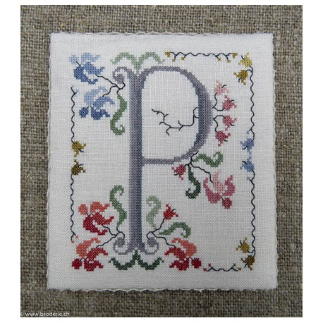 Renato Parolin, grille Flowery letter P (PA25-16)