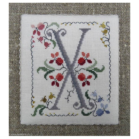 Renato Parolin, grille Flowery letter X (PA25-24)