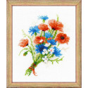 Riolis, kit Bouquet with Coneflowers (RI1576)