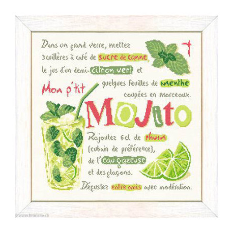 LiliPoints, Grille Gourmandise - le Mojito (G035)