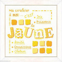 LiliPoints, grille ma couleur - jaune (X006)