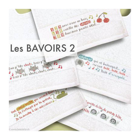 LiliPoints, Grille Naissance - Bavoirs 2 (B026)