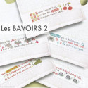 LiliPoints, Grille Naissance - Bavoirs 2 (B026)