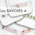 LiliPoints, Grille Naissance - Bavoirs 4 (B030)