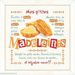 LiliPoints, Grille Gourmandise - Mes p'tites madeleines (G047)