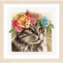 Lanarte, kit Maine coon couronne de fleurs (LA0189339)