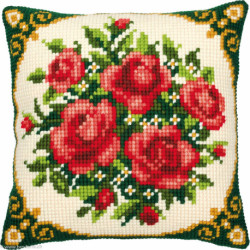 Vervaco, kit coussin Fleurs (PN0008577)