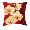 Vervaco, kit coussin Les orchidées blanches (PN0008790)