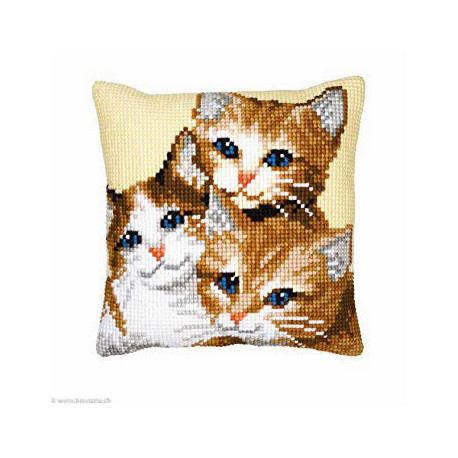 Vervaco, kit coussin 3 Chatons (PN0008506)