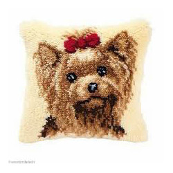 Vervaco, kit coussin au point noué Un chien (PN0014144)