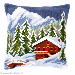 Vervaco, kit coussin Châlet en hiver (PN0146240)