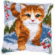 Vervaco, Kit coussin Chat dans la neige (PN0166625)