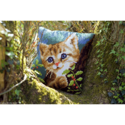 Vervaco, kit coussin Chaton et houx (PN0156599)