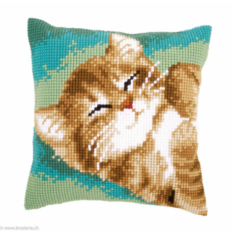 Vervaco, kit coussin Chaton qui dort (PN0157982)