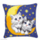 Vervaco, kit coussin Chatons sur la lune (PN0008678)