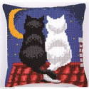 Vervaco, kit coussin Chats dans la nuit (PN0008598)