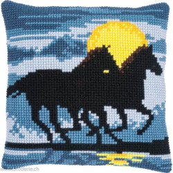 Vervaco, kit coussin Chevaux et lune (PN0171755)