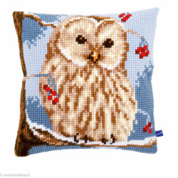 Vervaco, kit coussin Chouette en hiver (PN0155143)