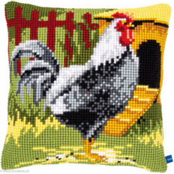 Vervaco, kit coussin Coq noir (PN0150663)