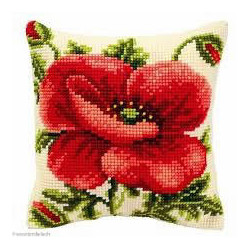 Vervaco, kit coussin Coquelicot élégant (PN0008703)