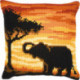 Vervaco, kit coussin Eléphant dans la savane (PN0008643)