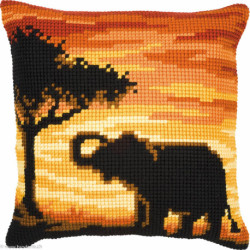 Vervaco, kit coussin Eléphant dans la savane (PN0008643)