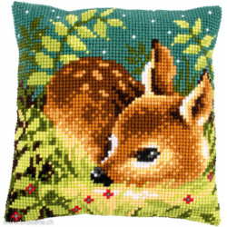 Vervaco, Kit coussin Faon dans l'herbe (PN0157049)