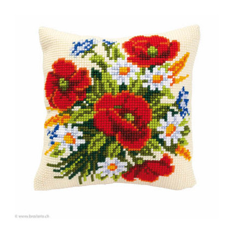 Vervaco, kit coussin Fleurs (PN0008562)