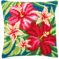 Vervaco, kit coussin Fleurs botaniques (PN0179963)