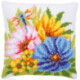 Vervaco, kit coussin Fleurs colorées (PN0184985)