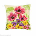 Vervaco, kit coussin fleurs d'été (PN0143708)