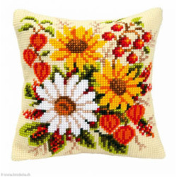 Vervaco, kit coussin Fleurs du soleil (PN0008757)