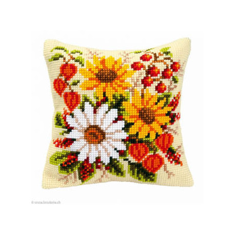 Vervaco, kit coussin Fleurs du soleil (PN0008757)