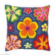 Vervaco, kit coussin Flower power (PN0008496)