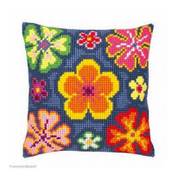 Vervaco, kit coussin Flower power (PN0008496)